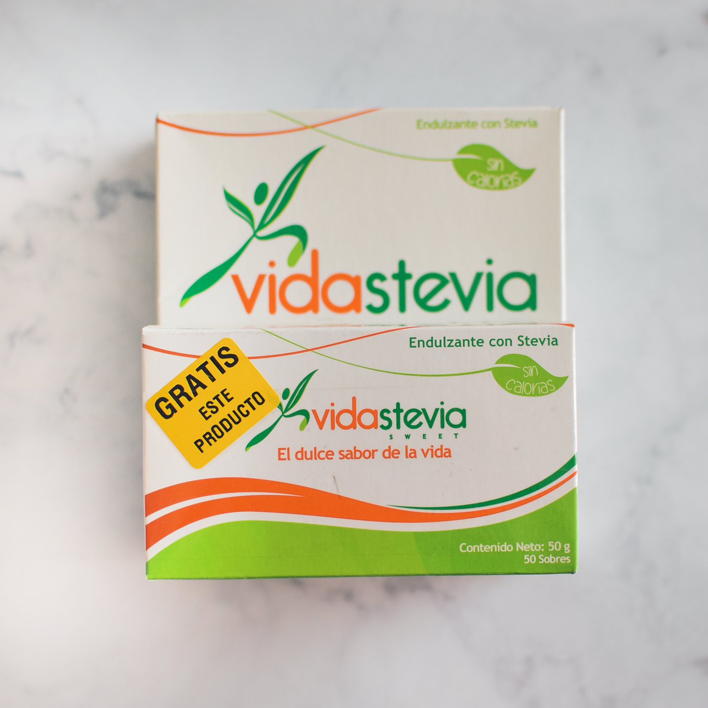 Stevia en polvo en sobres